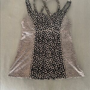 lululemon athletica Black and Gray Camisole